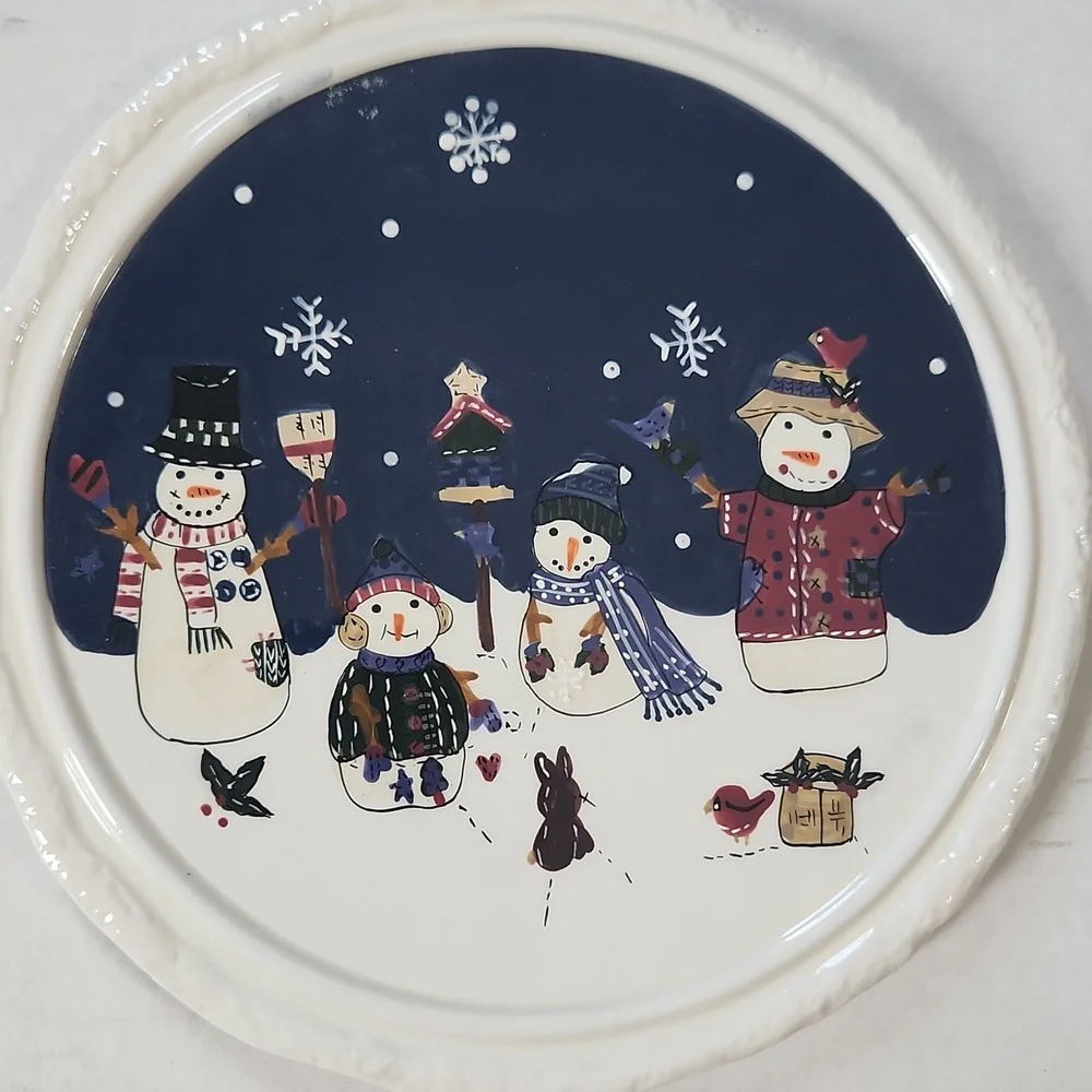 Snowman Ceramic Trivet